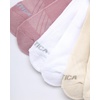 image:imageNautica Womens Quarter Socks Athletic Cushion Moisture Wicking Socks 6 PackPink Oatmeal