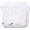 image:imageNautica Womens Quarter Socks Athletic Cushion Moisture Wicking Socks 6 PackPure White