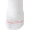image:imageNautica Womens Quarter Socks Athletic Cushion Moisture Wicking Socks 6 PackPure White