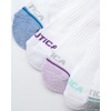 image:imageNautica Womens Quarter Socks Athletic Cushion Moisture Wicking Socks 6 PackWhite Multi