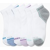 image:imageNautica Womens Quarter Socks Athletic Cushion Moisture Wicking Socks 6 PackWhite Multi
