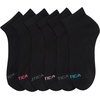 image:imageNautica Womens Quarter Socks Moisture Wicking Cushion Athletic Socks 6 PackAll Black