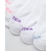 image:imageNautica Womens Quarter Socks Moisture Wicking Cushion Athletic Socks 6 PackAll White
