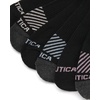image:imageNautica Womens Quarter Socks Moisture Wicking Cushion Athletic Socks 6 PackBlack Logo