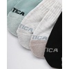 image:imageNautica Womens Quarter Socks Moisture Wicking Cushion Athletic Socks 6 PackBlackOatmealGreen