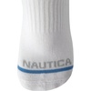 image:imageNautica Womens Quarter Socks Moisture Wicking Cushion Athletic Socks 6 PackClassic White