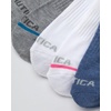 image:imageNautica Womens Quarter Socks Moisture Wicking Cushion Athletic Socks 6 PackDenim Assorted
