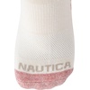 image:imageNautica Womens Quarter Socks Moisture Wicking Cushion Athletic Socks 6 PackOatmeal Logo
