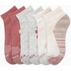 image:imageNautica Womens Quarter Socks Moisture Wicking Cushion Athletic Socks 6 PackOatmeal Logo