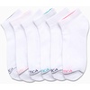 image:imageNautica Womens Quarter Socks Moisture Wicking Cushion Athletic Socks 6 PackWhite