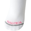 image:imageNautica Womens Quarter Socks Moisture Wicking Cushion Athletic Socks 6 PackWhite