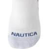 image:imageNautica Womens Quarter Socks Moisture Wicking Cushion Athletic Socks 6 PackWhite Logo