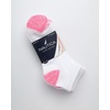 image:imageNautica Womens Quarter Socks Moisture Wicking Cushion Athletic Socks 6 PackWhite Pink