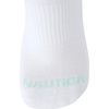 image:imageNautica Womens Quarter Socks Moisture Wicking Cushion Athletic Socks 6 PackWhiteBlue