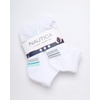image:imageNautica Womens Quarter Socks Moisture Wicking Cushion Athletic Socks 6 PackWhiteBlue
