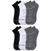 image:imageNautica Womens Quarter Socks Moisture Wicking Cushioned Socks 12 PackBlackWhiteAsh