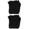 image:imageNautica Womens Quarter Socks Moisture Wicking Cushioned Socks 12 PackHigh Quarter Black
