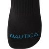 image:imageNautica Womens Quarter Socks Moisture Wicking Cushioned Socks 12 PackHigh Quarter Black
