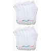 image:imageNautica Womens Quarter Socks Moisture Wicking Cushioned Socks 12 PackHigh Quarter White