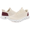 image:imageNautica Womens Running Shoes Lightweight Athletic Sneakers Breathable Cushioned LaceUp Gym Walking amp Training TrainersBurgundy