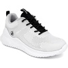 image:imageNautica Womens Casual Fashion Sneakers  Comfortable Walking Shoes with Knit Upper and Cushioned SupportGreykenyo