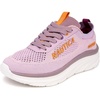 image:imageNautica Womens Fashion Sneaker LaceUp Running Shoe Casual Max Cushioning Walking Tennis SneakerLilac Funvenera