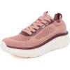 image:imageNautica Womens Fashion Sneaker LaceUp Running Shoe Casual Max Cushioning Walking Tennis SneakerMauve Burgundyvenera