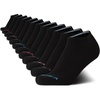 image:imageNautica Womens No Show Socks Moisture Wicking Low Cut Ankle Socks 12 PackArgyle Black