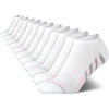 image:imageNautica Womens No Show Socks Moisture Wicking Low Cut Ankle Socks 12 PackClassic White