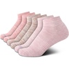 image:imageNautica Womens Quarter Socks Athletic Cushion Moisture Wicking Socks 6 PackMauve Assorted