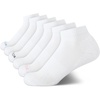 image:imageNautica Womens Quarter Socks Athletic Cushion Moisture Wicking Socks 6 PackPure White