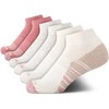 image:imageNautica Womens Quarter Socks Moisture Wicking Cushion Athletic Socks 6 PackOatmeal Logo