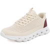 image:imageNautica Womens Running Shoes Lightweight Athletic Sneakers Breathable Cushioned LaceUp Gym Walking amp Training TrainersBurgundy