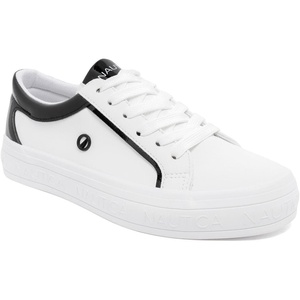 image:imageNautica Women Fashion Sneaker LaceUp Tennis Casual Shoes for LadiesWhite Blackosmanthus