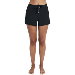image:imageNautica Womens Board Shorts 3 Inseam  QuickDry Swim Shorts Surf Beach Wear Bikini CoverupBlack