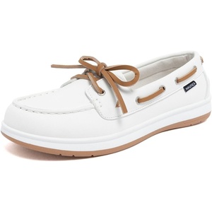 image:imageNautica Womens Casual Boat Shoes MocToe Loafers with Cushioned Insole Deck Fashion SneakerWhite