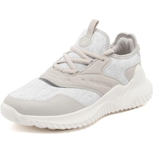 image:imageNautica Womens Casual Fashion Sneakers  Comfortable Walking Shoes with Knit Upper and Cushioned SupportWarm Greyrosea