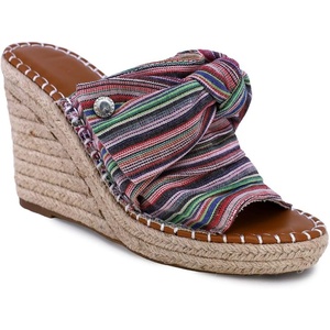 image:imageNautica Womens Espadrille Wedges for Women Platform Sandals  SlipOn Knot Bow Summer Shoes with Woven Rope HeelBeach Multi
