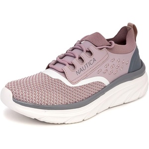 image:imageNautica Womens Fashion Sneaker LaceUp Running Shoe Casual Max Cushioning Walking Tennis SneakerLight Lilacseracen