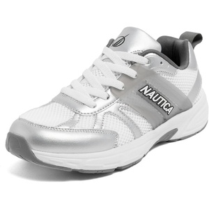 image:imageNautica Womens Lightweight Athletic Running SneakersNagiwhite Silver