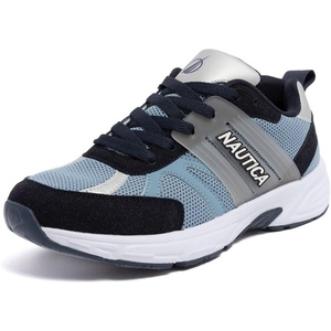 image:imageNautica Womens Lightweight Athletic Running SneakersNavy Grey