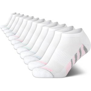 image:imageNautica Womens No Show Socks Moisture Wicking Low Cut Ankle Socks 12 PackClassic White