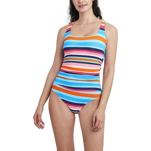 image:imageNautica Womens OnePiece Swimsuit  Slimming Tummy Control Bathing Suit QuickDry Fabric Bikini SwimsuitPink Combo