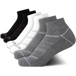 image:imageNautica Womens Quarter Socks Athletic Cushion Moisture Wicking Socks 6 PackBlackWhiteGrey