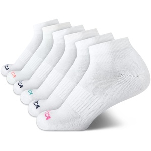 image:imageNautica Womens Quarter Socks Athletic Cushion Moisture Wicking Socks 6 PackBright White