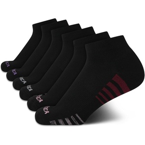 image:imageNautica Womens Quarter Socks Athletic Cushion Moisture Wicking Socks 6 PackClassic Black
