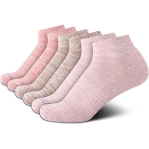 image:imageNautica Womens Quarter Socks Athletic Cushion Moisture Wicking Socks 6 PackMauve Assorted