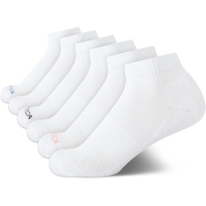 image:imageNautica Womens Quarter Socks Athletic Cushion Moisture Wicking Socks 6 PackPure White