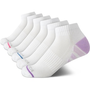 image:imageNautica Womens Quarter Socks Moisture Wicking Cushion Athletic Socks 6 PackClassic White