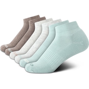 image:imageNautica Womens Quarter Socks Moisture Wicking Cushion Athletic Socks 6 PackGreen Assorted
